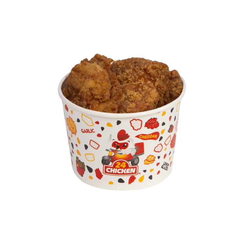 Two (2) pcs boneless chicken with rice