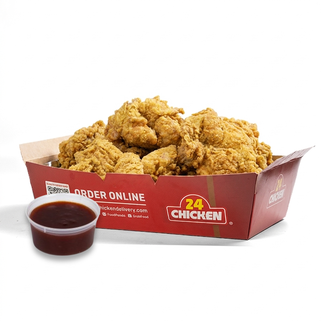 Fourteen (14) pcs boneless chicken in one flavor