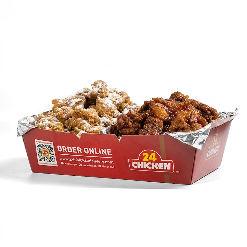 Get two flavors in one order. Each flavor includes 7 pcs, for a total of 14 pcs