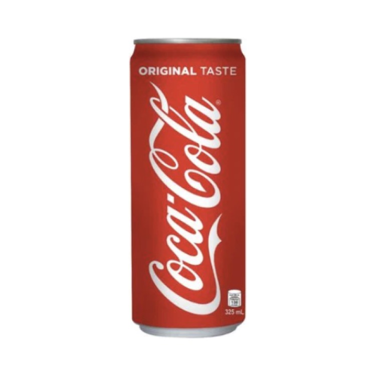 Coke in can